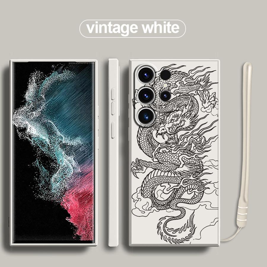 Case for Samsung Galaxy S25 S20 FE S21 Plus S23 S22 S24 Ultra Note 20 10 Ultra S25Edge Phone Cover Cool Dragon