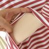Sleeveless Women's Striped Mid-Length Nightgown with Chest Pads and Wide Straps for Summer, Outdoor Wear, and Home Pajamas.