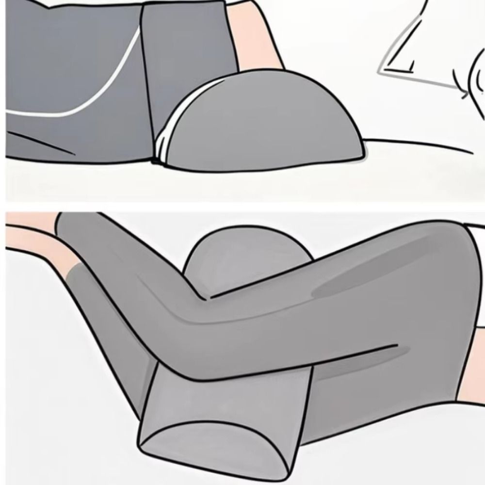Removable Cover Leg Pillow Ergonomic Knee Support Pillow Leg Cushion Leg Massage Pad  Sleep Support