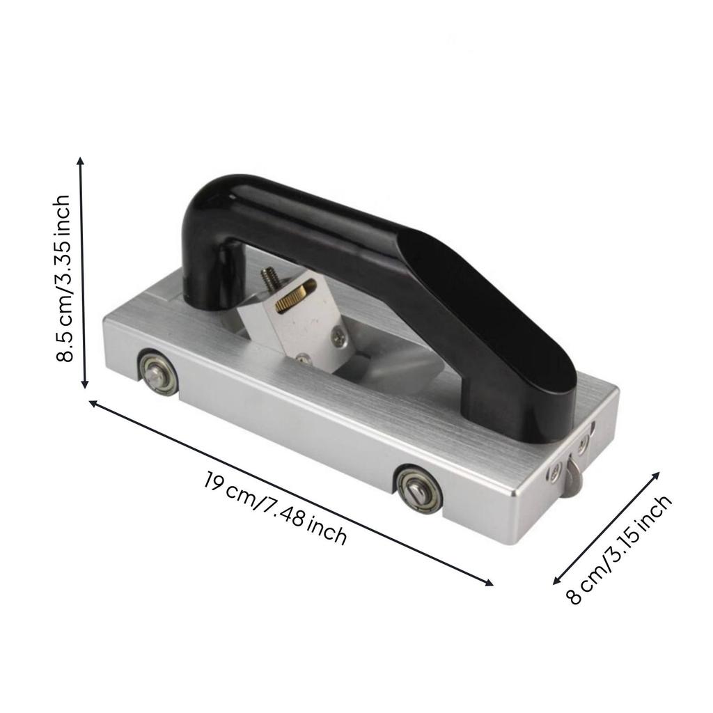 Manual Grooving Tool with Guide Wheels Compact Vinyl Floor Groover Uniform