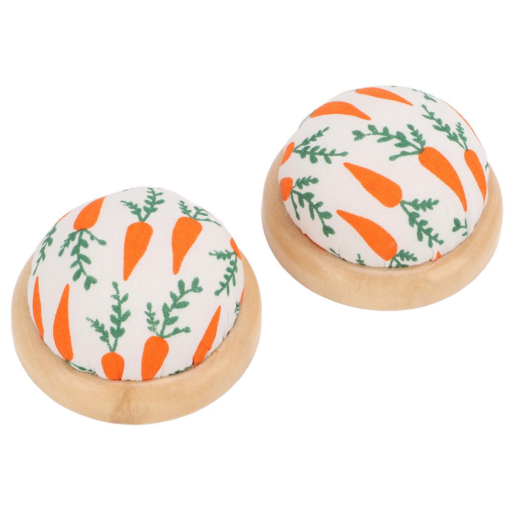 2 Buc. Pernă Ace de Cusut Bază Lemn Mâini Libere Portabilă Ușoară Design Model Drăguț Pernă Ace