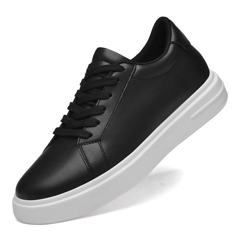 Invisible 8CM Height Increasing Men s Thick Sole White Casual Outdoor Sports Board Shoes 39
