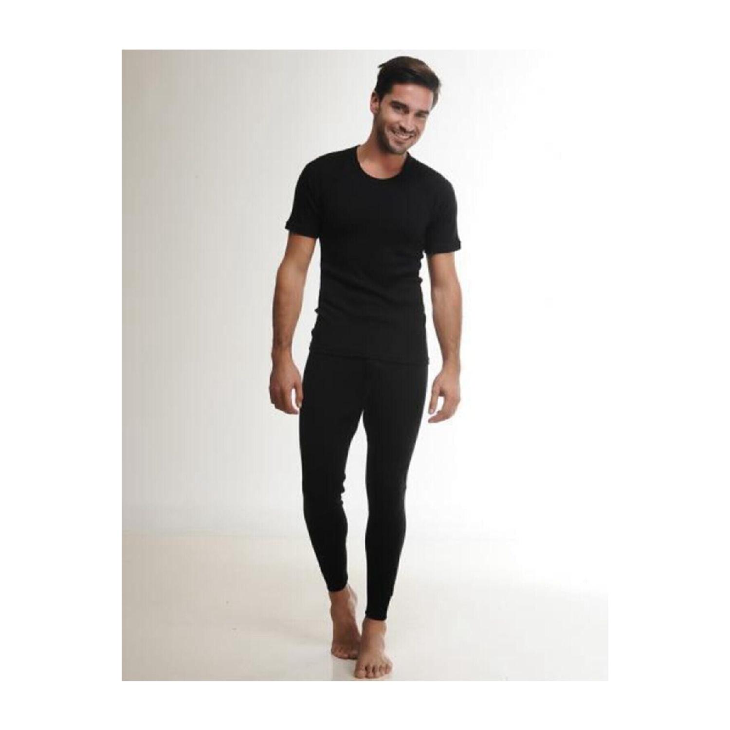 

Мужское нижнее белье из черной шерсти L/XL чёрный