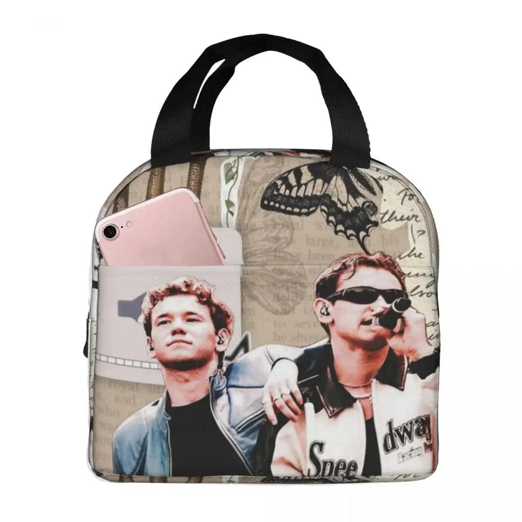 MM Marcus And Martinus Insulated Lunch Bag for Women Kids Portable Food Boxes Thermal Lunch Box Tote