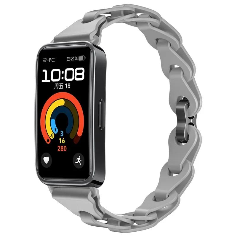 Chain Silicone Colorful Watch Strap For Huawei Watch Strap 9/8