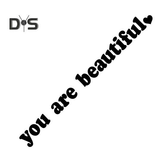 

Ты красивая Автомобильные наклейки для женщин Водонепроницаемые ПВХ наклейки для автомобиля Самоутверждения Наклейка Смешная Наклейка на окно Зеркало Аксессуары S чёрный