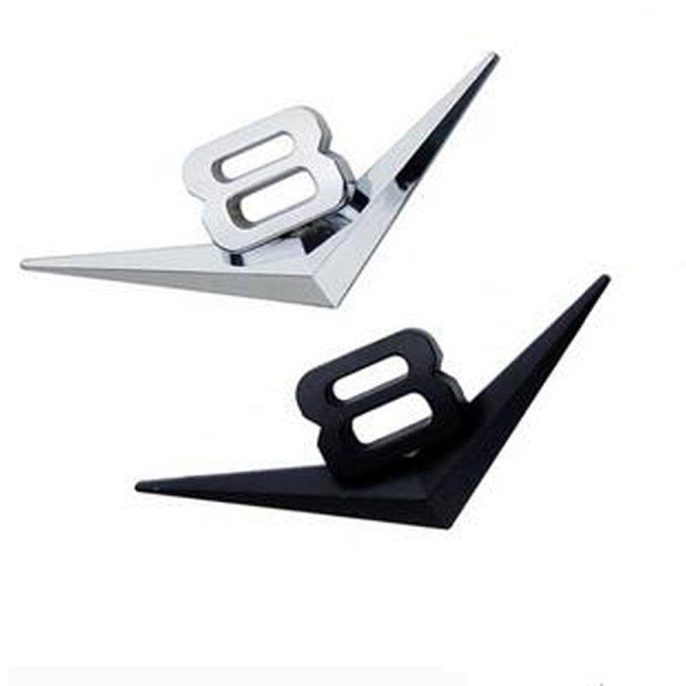 1Pcs 3D Metal Car Decoration Decal Metal Self Adhesive V6 V8 V12Truck Car Badge Emblem Sticker for Universal Cars
