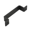 2/4Pcs Black Barn Door Handle Wardrobe Cabinet Door Pulls Iron Sliding Door Handle with Screws Furniture Accessories