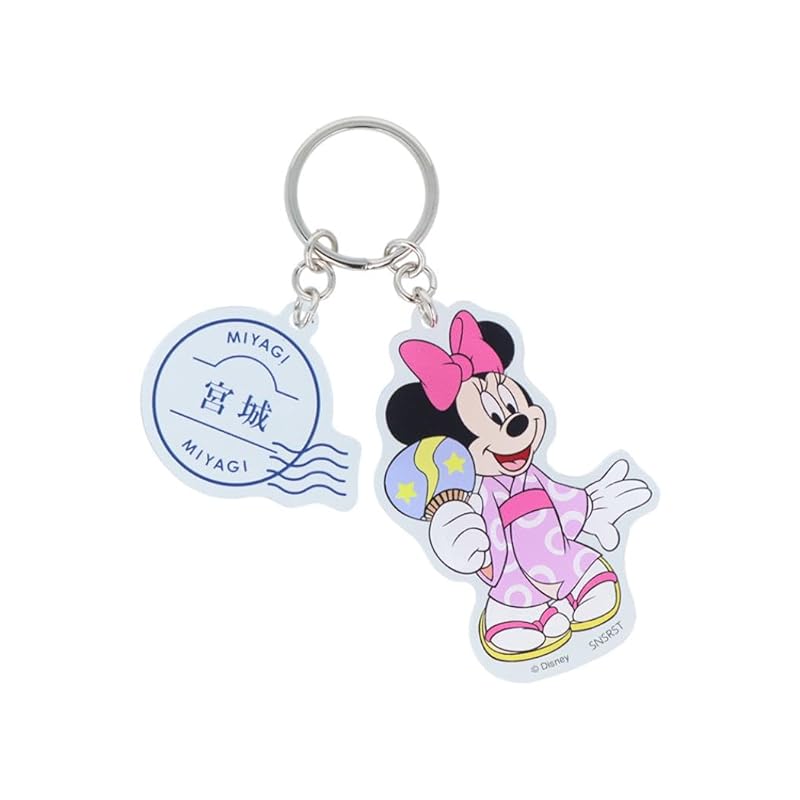 

[Sunstar Stationery] disney key ring acrylic DREAM TRAVEL minnie mouse Miyagi prefecture S8348383
