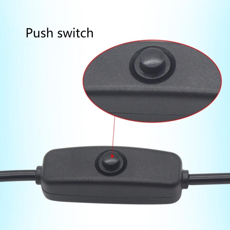 USB Extension Cable with Switches USB Male To Female Cable Support Power Cable for USB Headset LED Strips Cameras