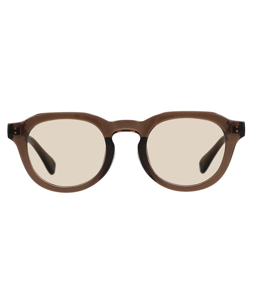 Sunglasses Crown Panto Lightweight UV Protection UV Cut Unisex Unisex Stylish Driving Driving Sports [Zoff] [WEB Exclusive] Boston-style (brown