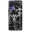 For TCL 40 SE Case 2023 Soft Silicone Protective Black Tiger Lion Funda Coque for TCL 40SE Covers TPU Bumper for TCL40se Paras