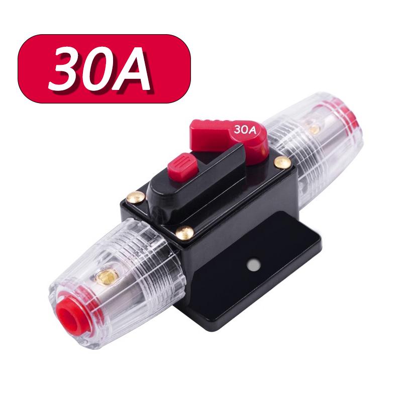 Circuit Breaker 20A To 300A Reset for Car Audio System Waterproof Marine Circuit Breaker Reset Fuse 12V-48V DC 40A 60A Circuit Breaker 6