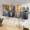 Convenient Wall Mounted Cutlery Rack with Drainage System Kitchen Drying Rack