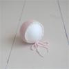 Hand Knitted Crochet Angora Wool Baby Elf Hat Newborn Coming Home Bonnet Beanie for Photography Props