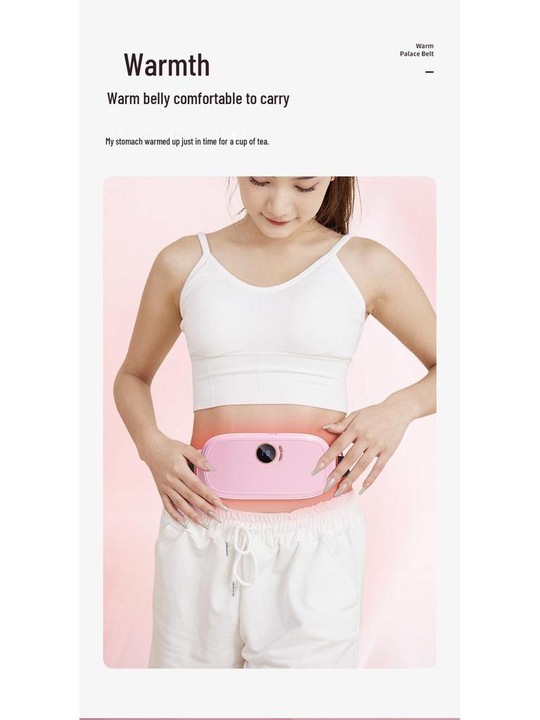 Self-Heating Menstrual Support Belt for Uterus and Lumbar Relief