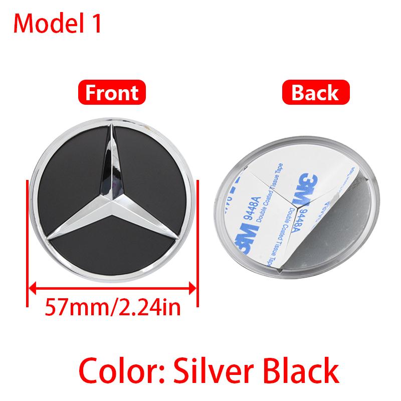 OFK3 Car Styling Logo Steering Wheel Center Badge Logo Sticker For Mercedes Benz AMG W204 GLC CLA W205 W203 W206 W253 Car Ornaments