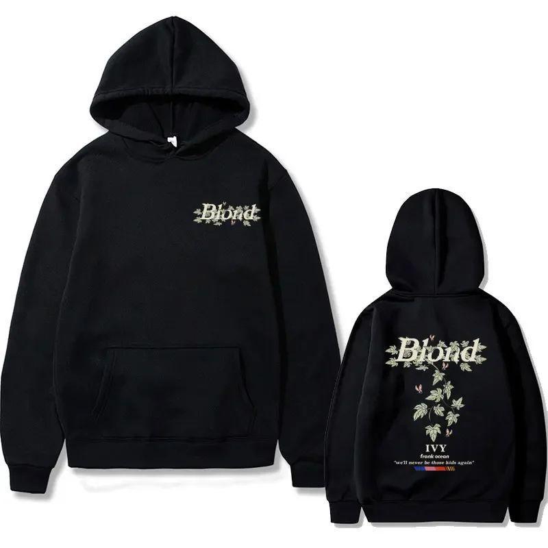 European Size Oversized Hoodie with Gold Rap Pattern