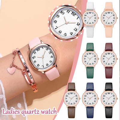 Personality Female Student Belt Watch Retro Small Square Digital Face Quartz Ladies Watch Thin Belt Watch Women