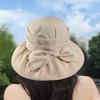 New Bucket Hat Women's Summer Sun Hat Elegant Fashion Sun Hat Outdoor Travel Beach Hat Bow