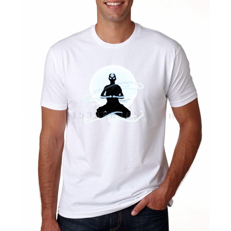 Mens T Shirt Avatar The Last Airbender Aang And Appa Anime Badass Tee