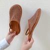 Fashion Mules Shoes Women Flats Slippers Mesh Casual Sandals Fashion Sport 2025 Summer New Slingback Sneakers Woman Flip Flops Sandalias