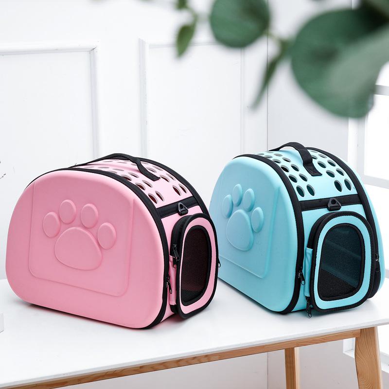 Foldable Solid Color Breathable Cat Backpack