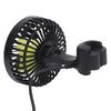 Car Rear Seat Fan USB Powered 3 Wind Speed 360 Deg Rotatable Quiet Portable Vehicle Cooling Fan for Cars SUV Motorhomes