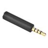 3.5mm OMTP to CTIA Conversion Earphone Adapter for Earphone Black (3PCS)