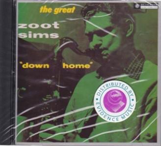 

CD ZOOT SIMS - Down Home 742827400723 Bethlehem Recor 1992 US Jazz Used