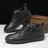 Womens/Men's Leather Shoes Large Casual Shoes Sports Men's Fashionable Casual Leather Shoes