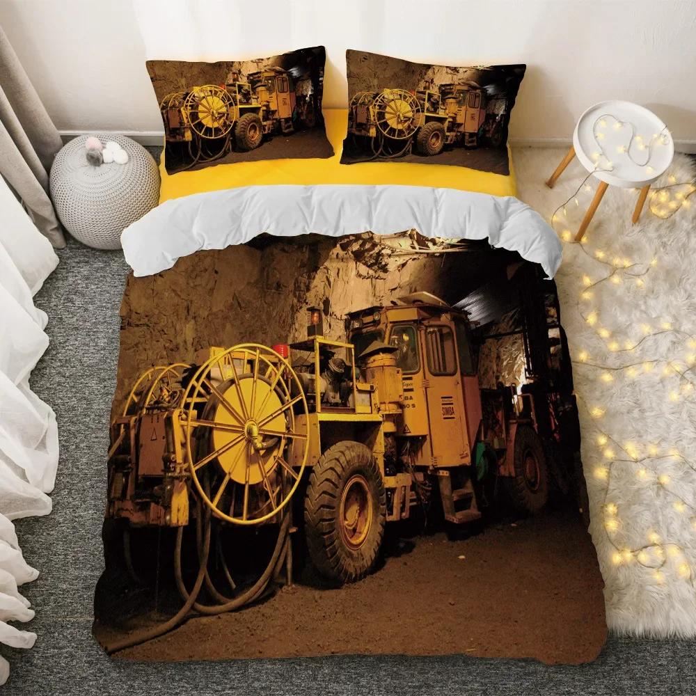 Comforter Rooster Rural Farmhouse On The Country Road With Barn Tractor On Side In Stormy Day Picturedecorative Bedding