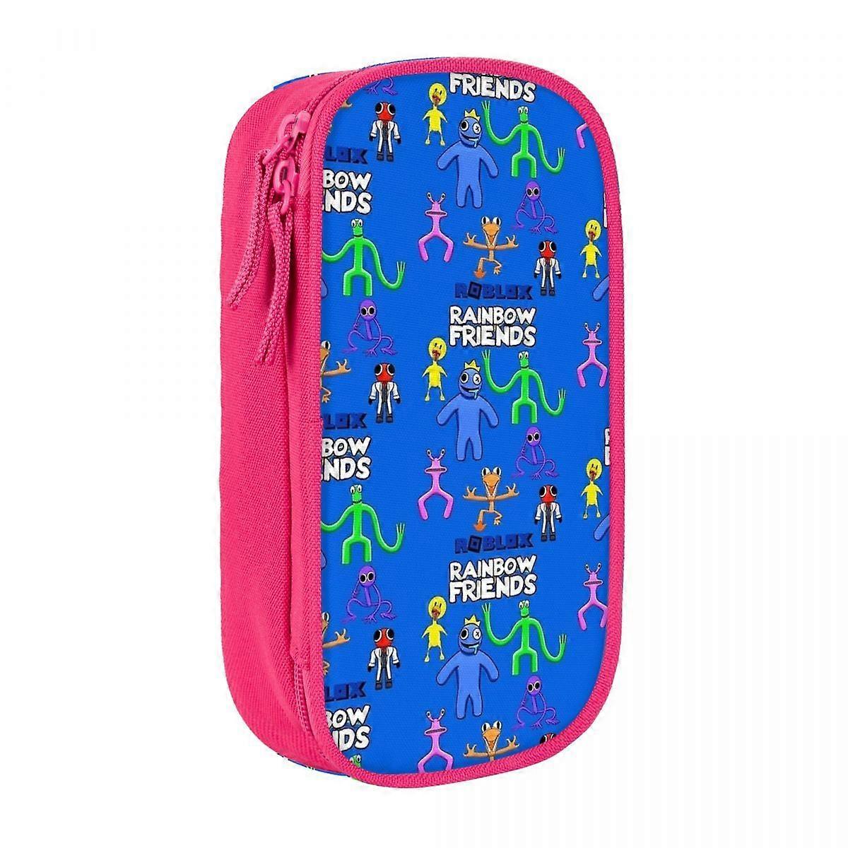 

Rainbow Friends Game Cartoon Pencil Case Pencilcases Pen Box For Student Large Storage Bag School Supplies Gift Stationery розовый