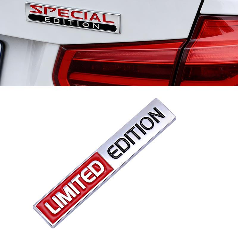 3D Metal SPECIAL EDITION Car Decoration Sticker For Car Modification LIMITED EDITION Accessories