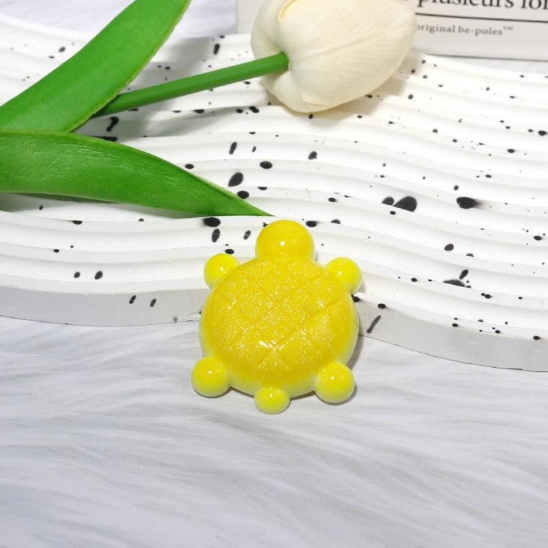 Leicht zu reinigende Silikonform Pudding/Schildkrötenförmige Form Epoxidharzformen Schmuckzubehör Herstellungsform für Bastelliebhaber