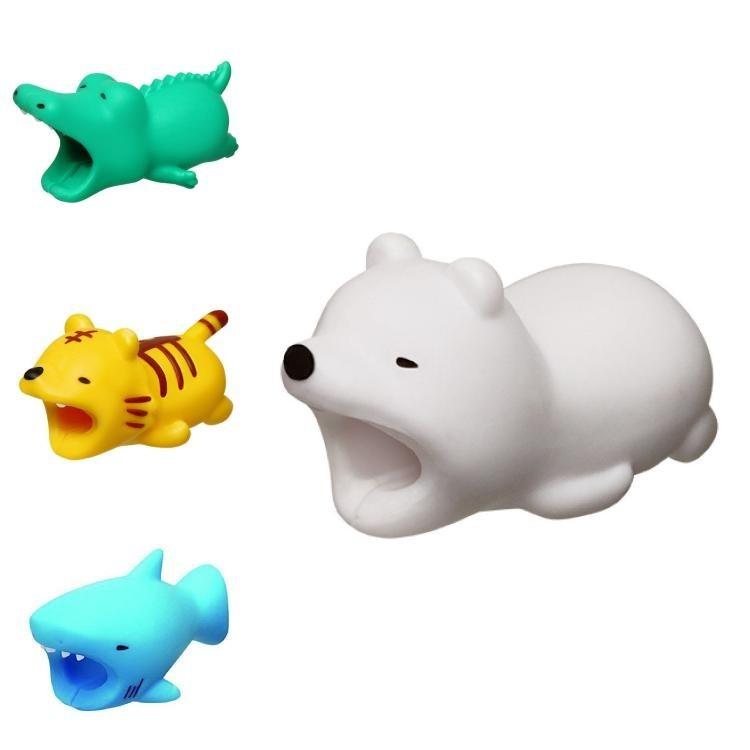 Cartoon Dinosaur Animal Bite Data Cable Protector Cable Organizer Environmental Pvc Material