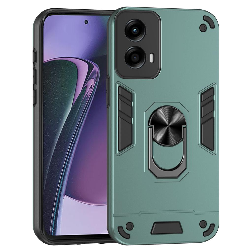 For Motorola Moto G Stylus 5G (2024) Case Kickstand PC+TPU Cover Support Magnetic Car Mount