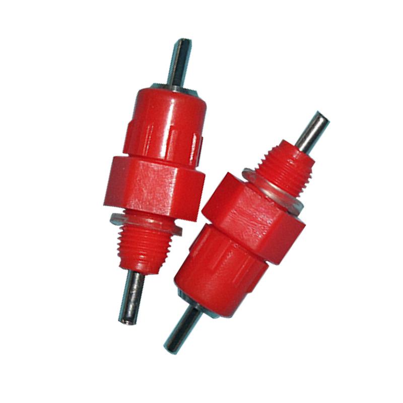 Automatic Chicken Nipple Drinker with Red Top Valve