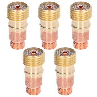 5Pcs 332in Gas Lens Collet Body Metal Welding Connector Replacement for Tig WP?17 18 26