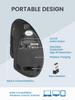 Perixx Cordless Rechargeable Vertical Mouse Dual Wired and Wireless Charging Function Design PERIMICE-713LR - Left-Handed - - 6-Button - Left-Handed