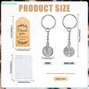 24 Sets Retro Cross Keychain Gifts Thank You Tags Christening  Memories Guests Supplies