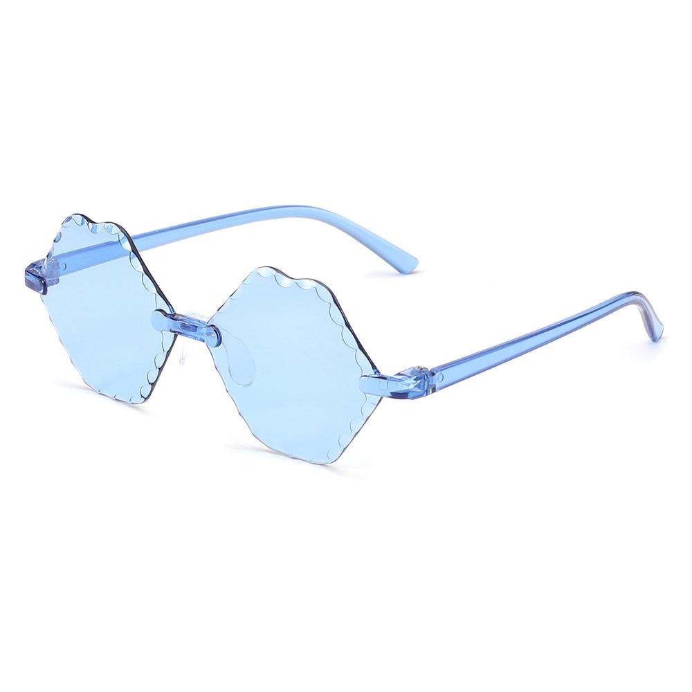 Fashion rimless Kids Sunglasses Boys Girls lips Sun Glasses Classic Children Eyewear Lentes sunglasses for female male