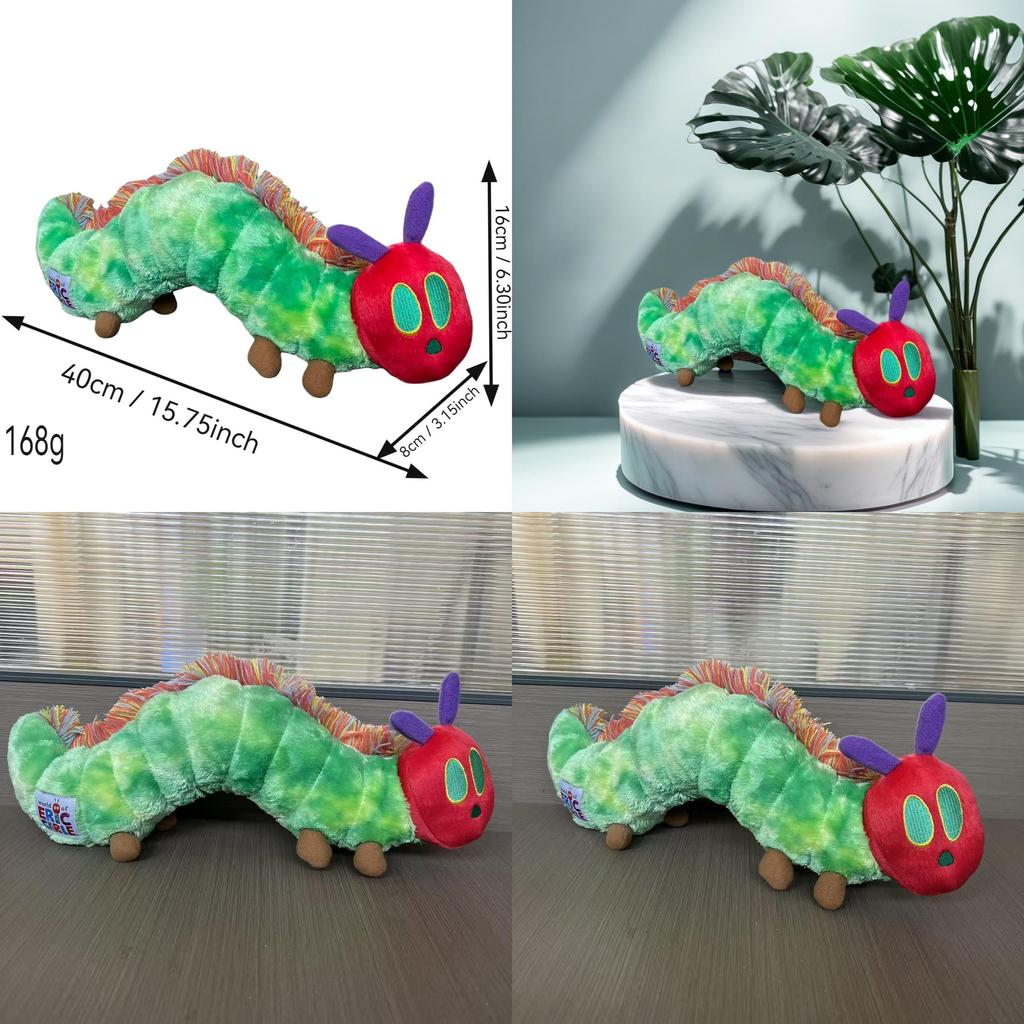 The Very Hungry Caterpillar Plush Toy With Pp Cotton Filling For Kids Gift