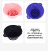 Silicone Folding Ice Pack Face Wash Basin for Travel and Outdoor Use