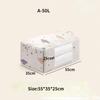 50/75L Visual Quilt Bedding Storage Closet Organizer Wardrobe Quilt Clothes Storage Bag Organizer Blanket Sorting Bags Dust-proof