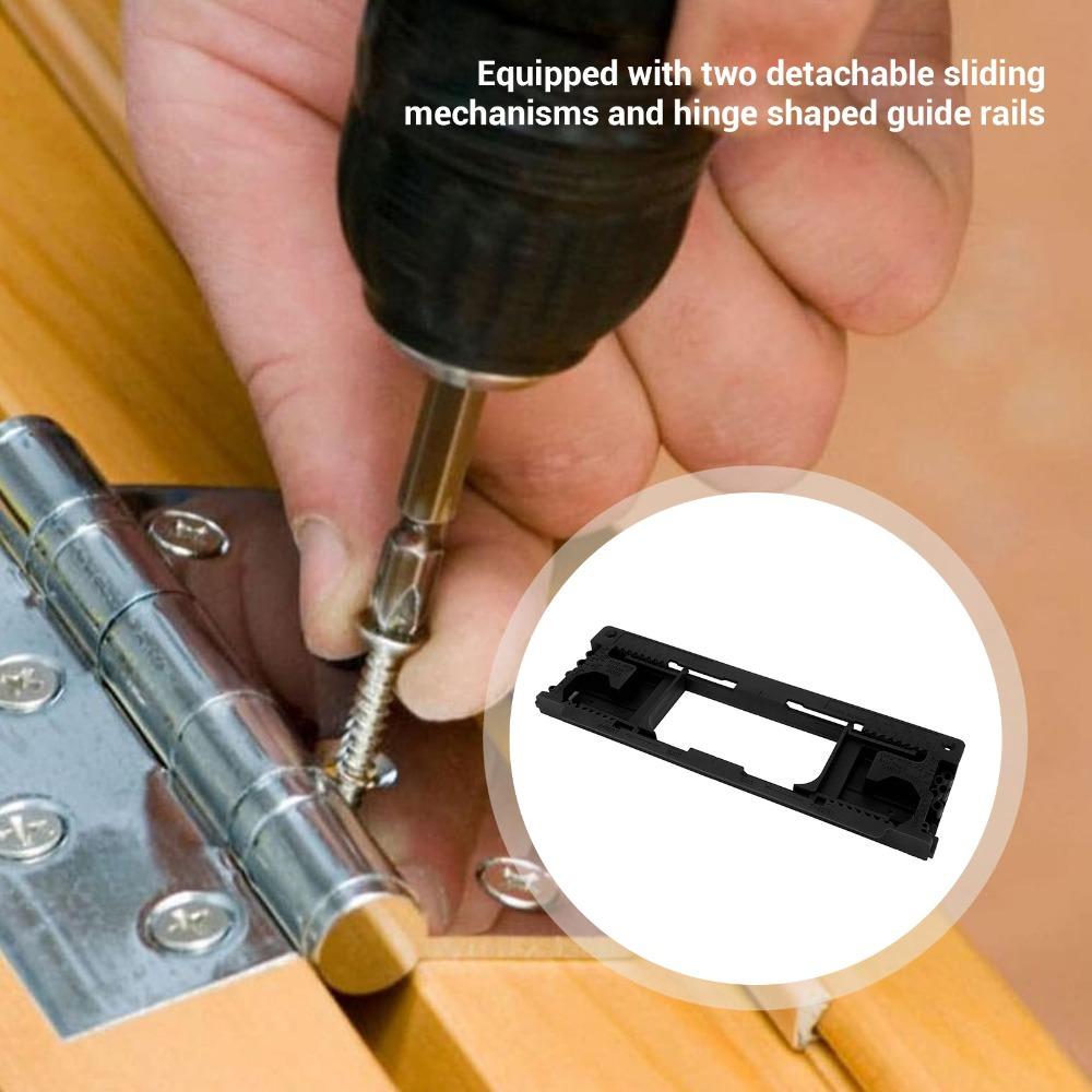 ABS Material Mortise Template Adjustable Hinge Installation Clip Kit Door Hinge Installation