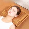 Sauna Headrest Pillow Ergonomic Breathable Cervical Spine Pillow Artificial Rattan Handwoven Neck Rest for SPA Steam Room Home