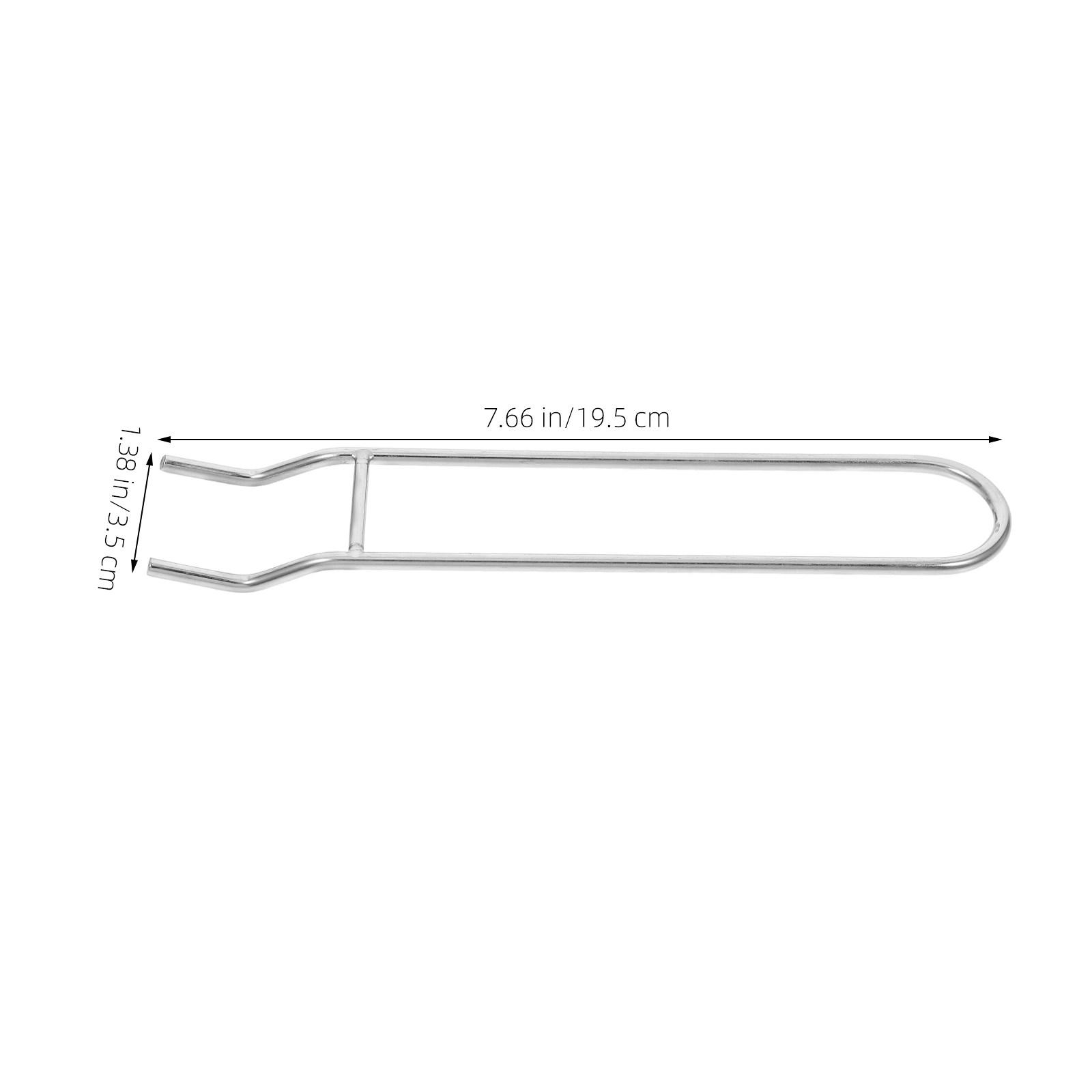 

Stainless Steel Grill Grate Lifter Gripper Anti-Scald Barbecue Cooking Grid Handling for Charcoal Gas Grills Bbq Accessories