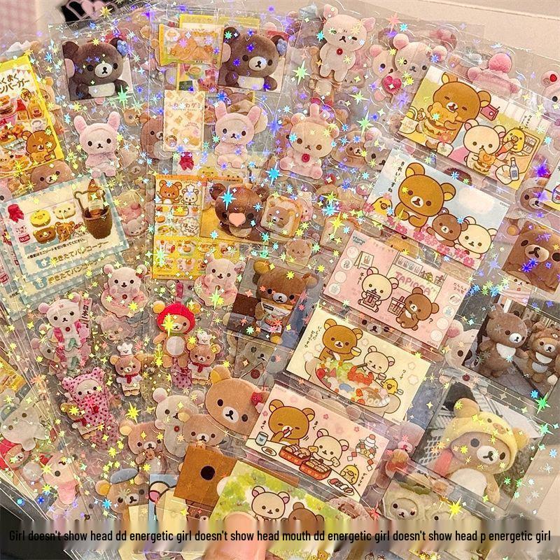High-Value Rilakkuma Cartoon Japanese-Style Planner Stickers