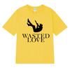 Austria Eurovision Song Contest 2025 JJ T Shirt Unisex Wasted Love Printed Short Sleeve T-shirts Men Women 100% Cotton Clothing